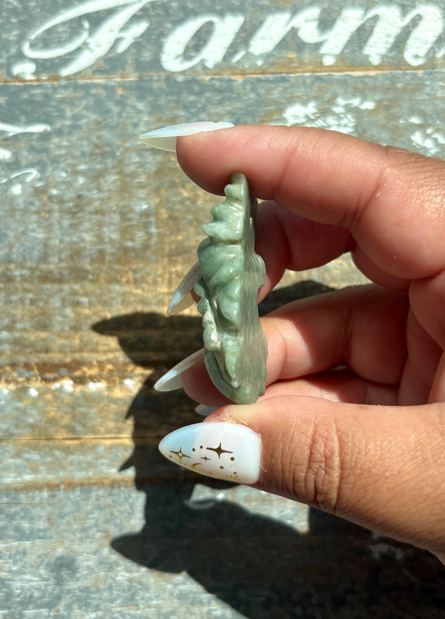 Gorgeous Guatemalan Jade Mayan Face Pendant