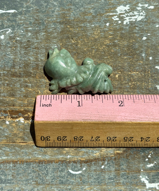 Gorgeous Guatemalan Jade Mayan Face Pendant