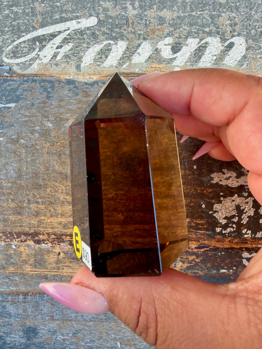 Super Clear Dark Smokey Quartz Tower | Brazil | Opt E