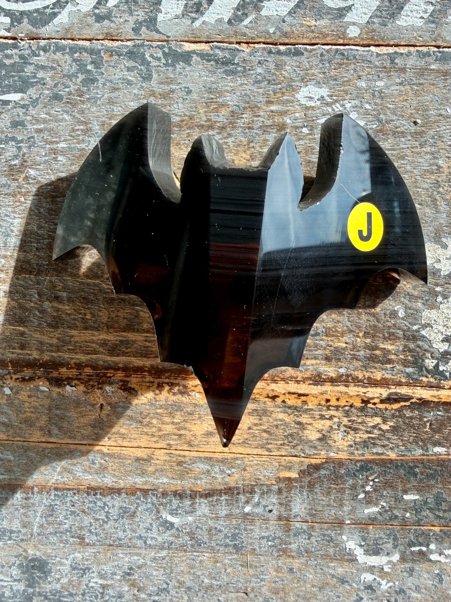 Spooky Midnight Lace Obsidian Bat | Opt J