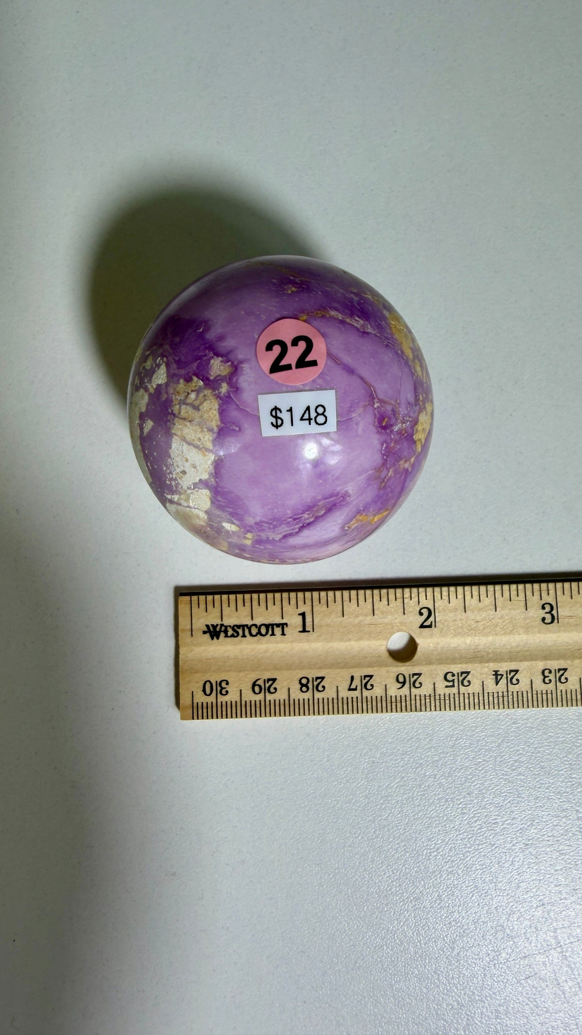 Gorgeous Phosphosiderite Sphere | Peru | Opt 22