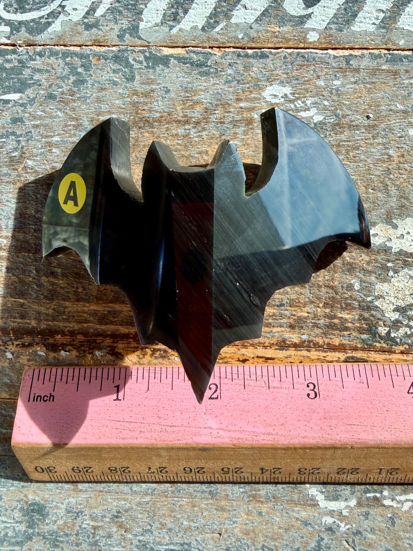 Spooky Midnight Lace Obsidian Bat | Opt A