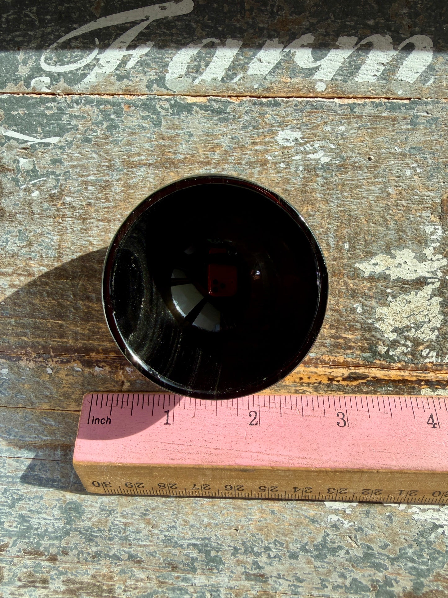 Spooky Midnight Lace Obsidian Mini Bowl | Opt T