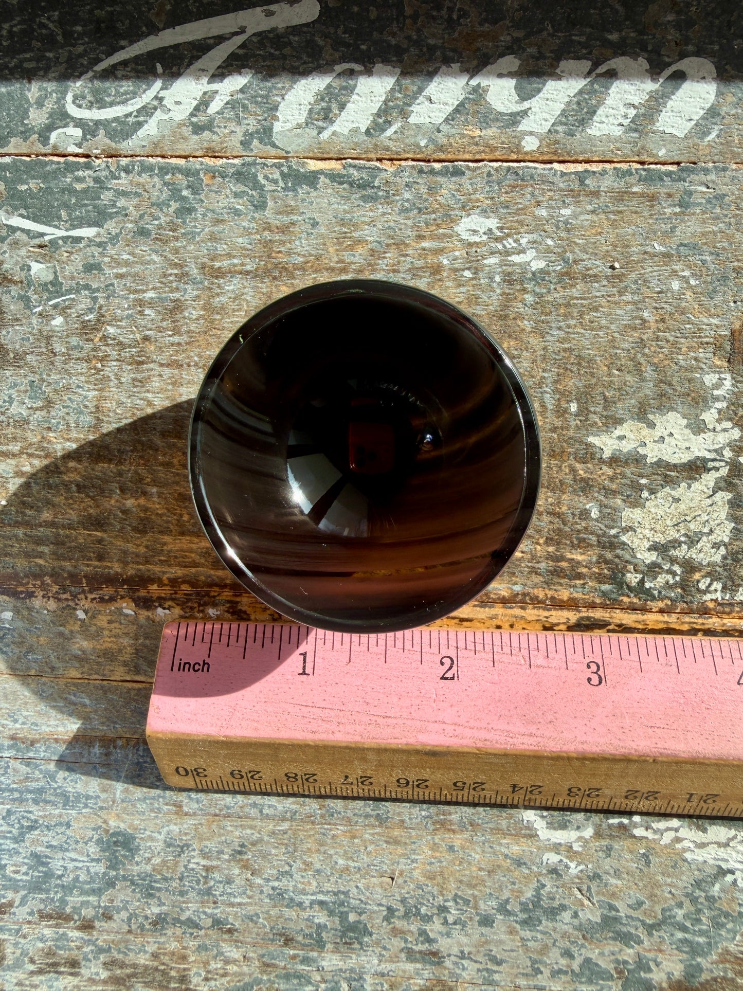 Spooky Midnight Lace Obsidian Mini Bowl | Opt R