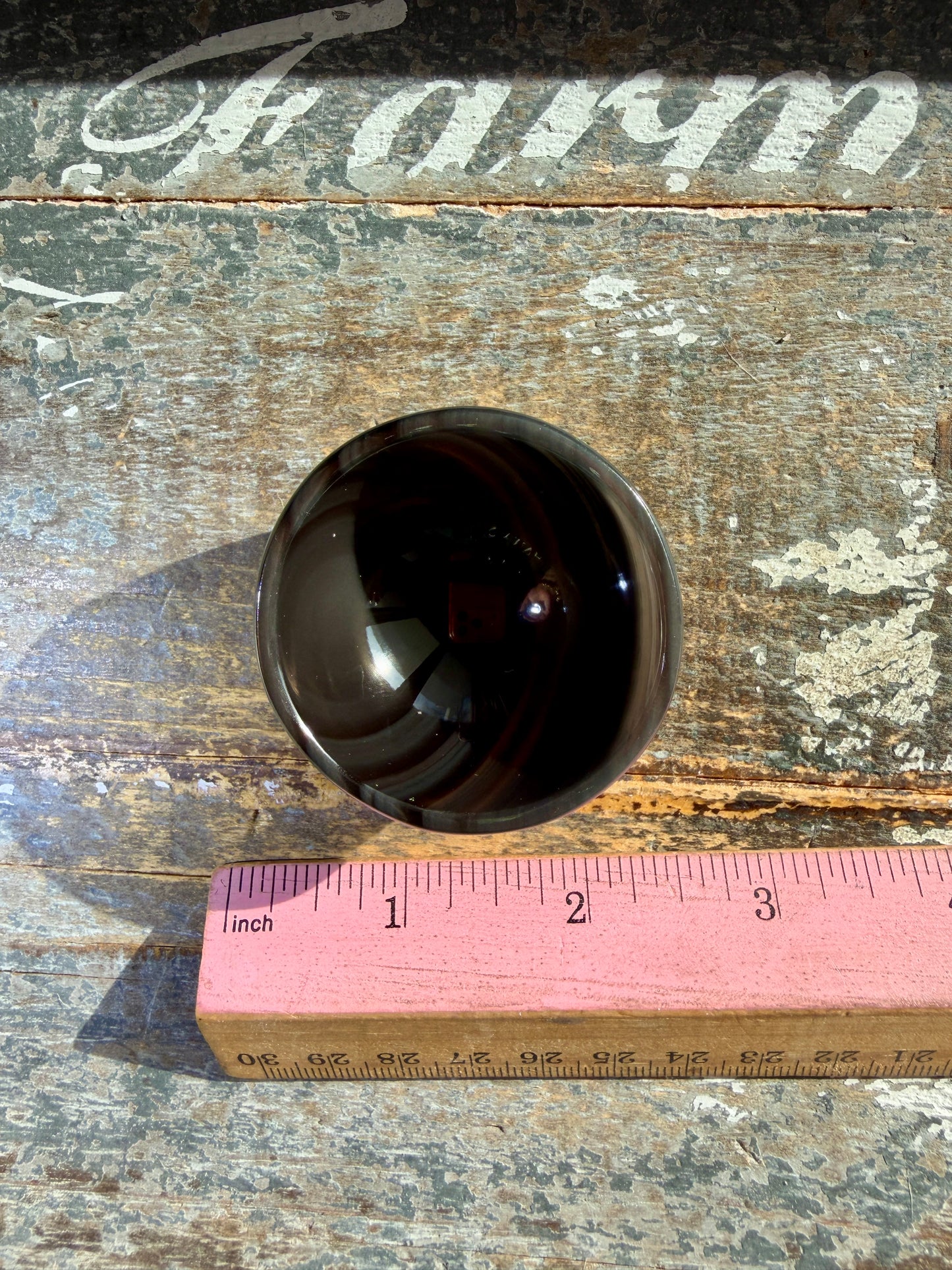 Spooky Midnight Lace Obsidian Mini Bowl | Opt M