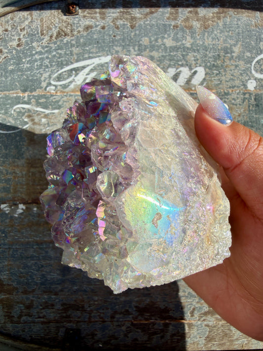 Gorgeous AURA Amethyst Cut Base | Brazil | Opt 69