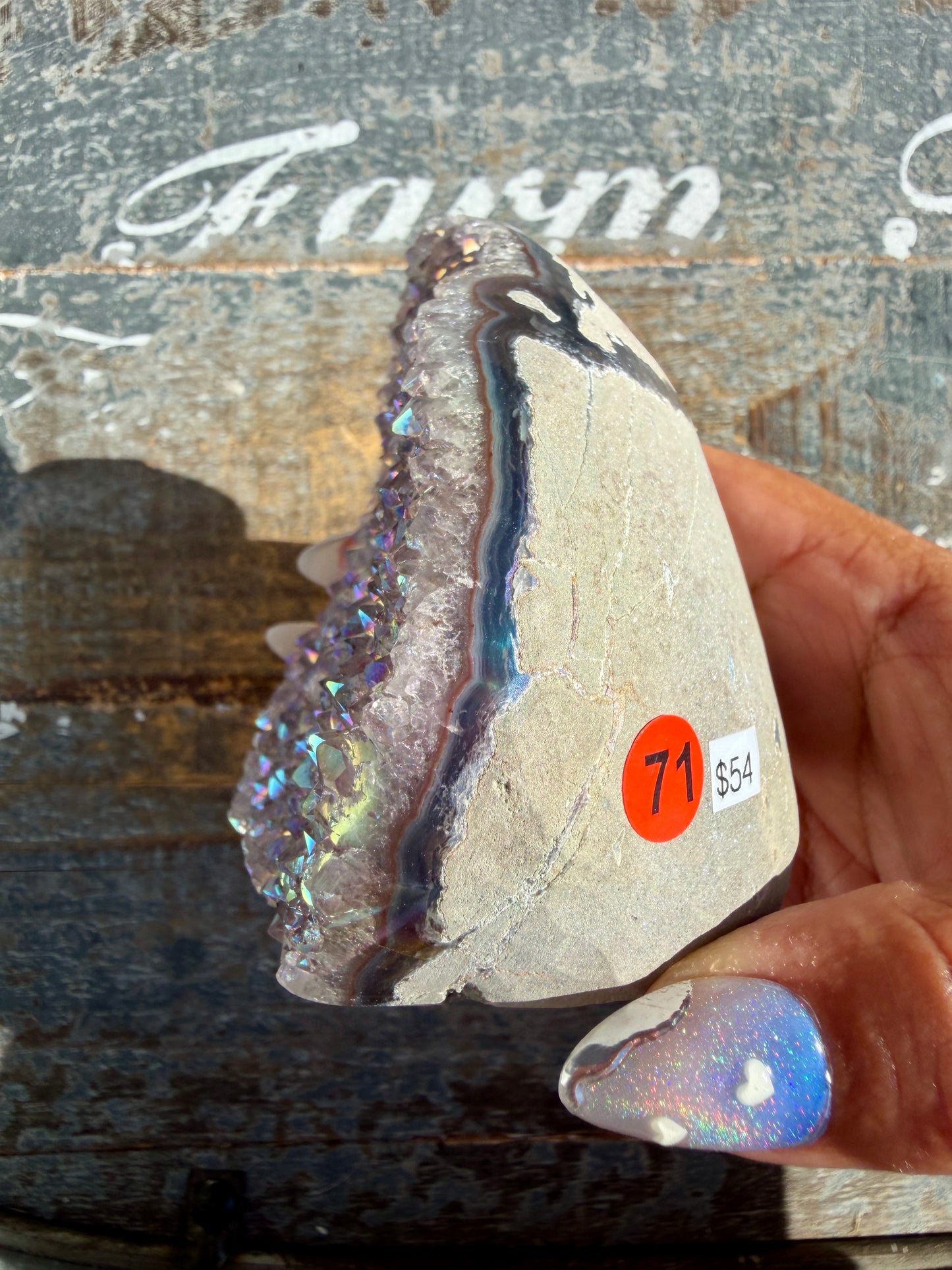 Gorgeous AURA Amethyst Cut Base | Brazil | Opt 71