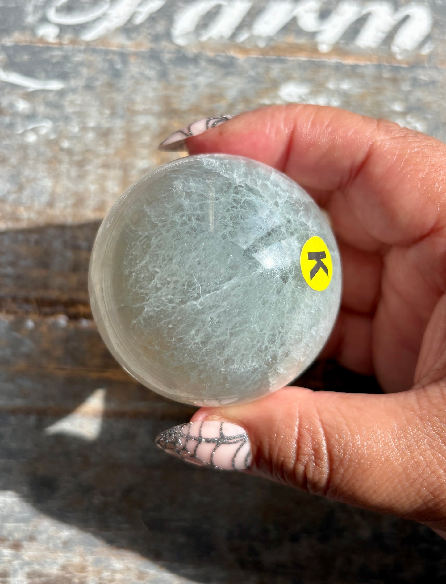 Gorgeous Mint Candy Fluorite Sphere | Opt K