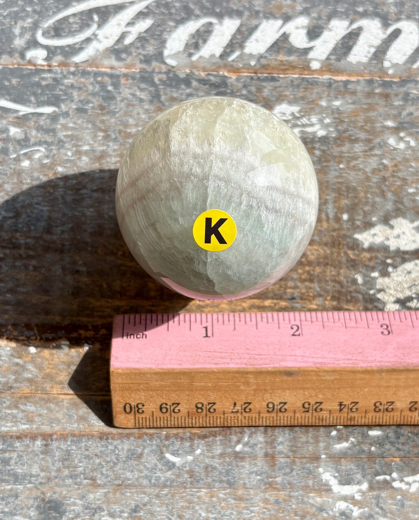 Gorgeous Mint Candy Fluorite Sphere | Opt K