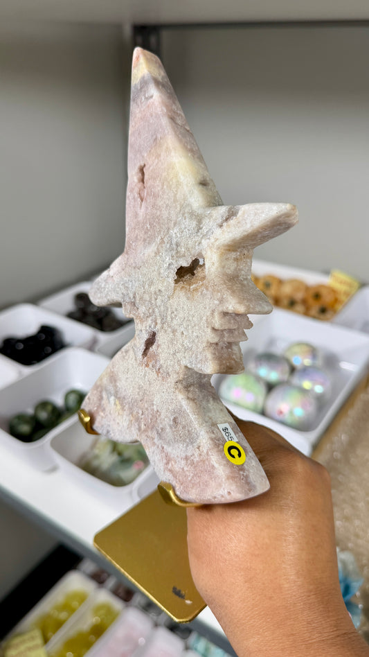 Pink Amethyst Witch Head | Brazil | Opt C