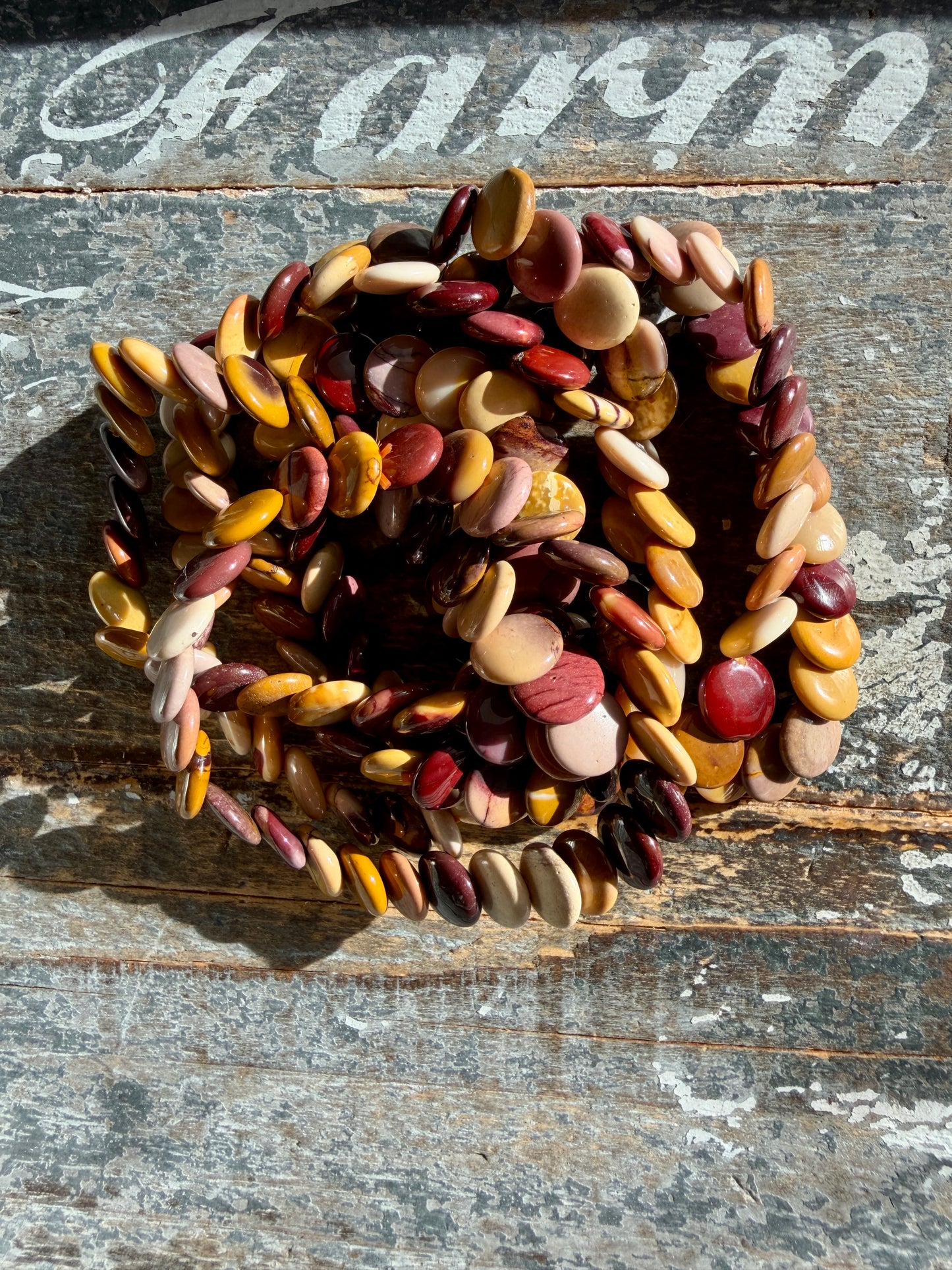 One (1) Mookaite M&M Bracelet | Wrist: 6.5" | 10mm