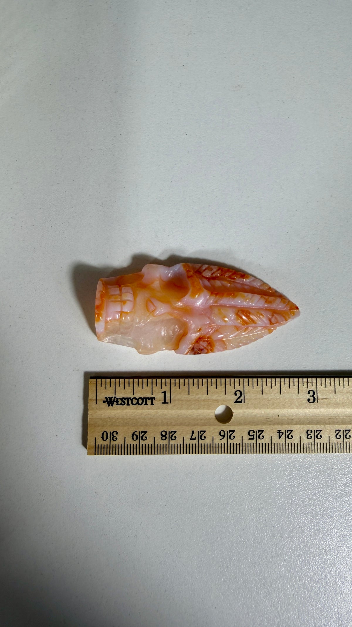 Carnelian Feather Skull | Madagascar | Opt 62