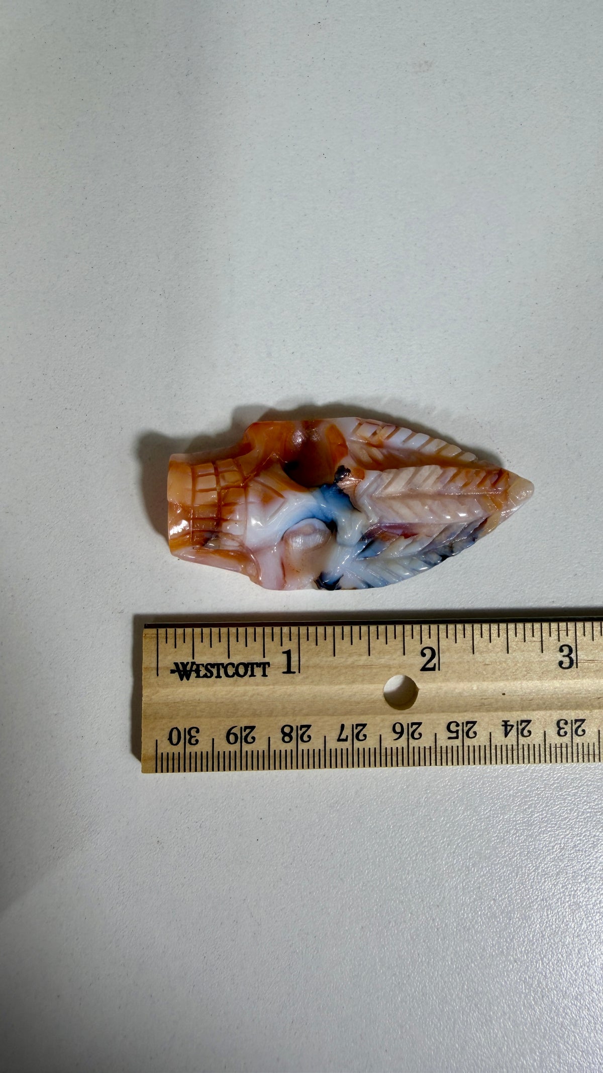 Carnelian Feather Skull | Madagascar | Opt 60