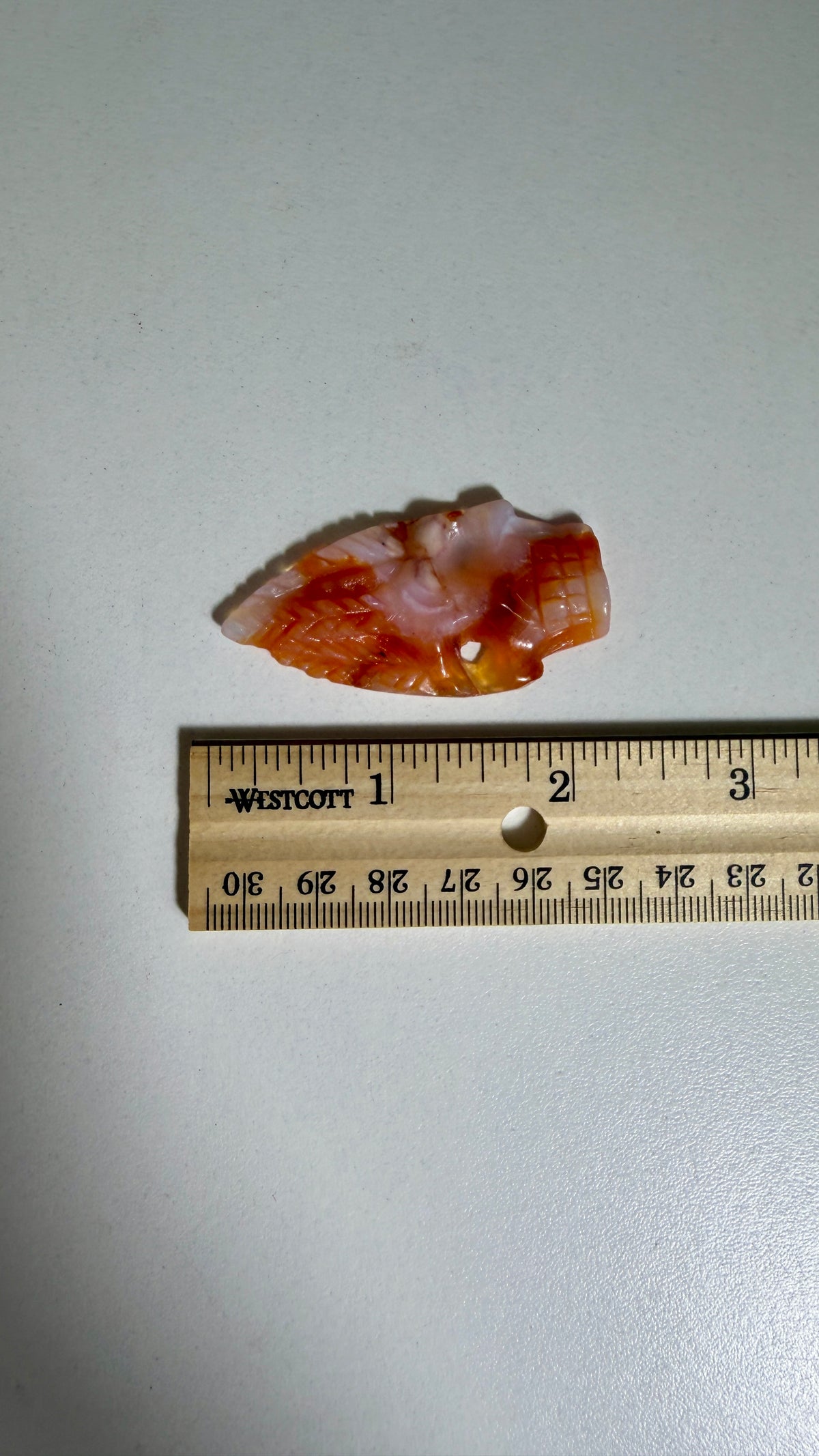 Carnelian Feather Skull | Madagascar | Opt 65