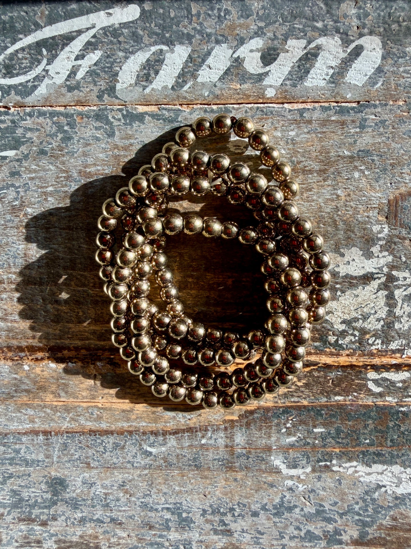 One (1) Hematite Bracelet | Wrist Size: 6.5-6.75" | 6MM