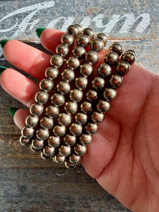 One (1) Hematite Bracelet | Wrist Size: 6.5-6.75" | 8MM