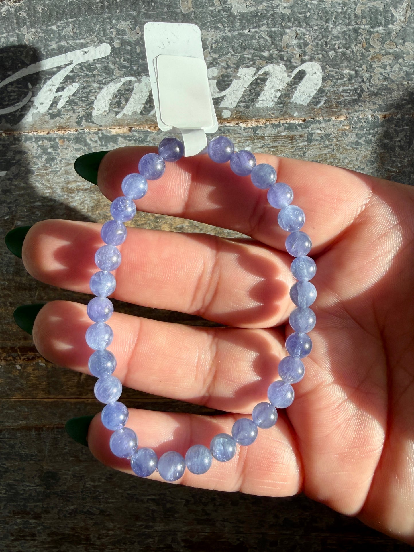 Gorgeous Tanzanite Bracelet | Opt A | Wrist Size: 6.5 | 6mm