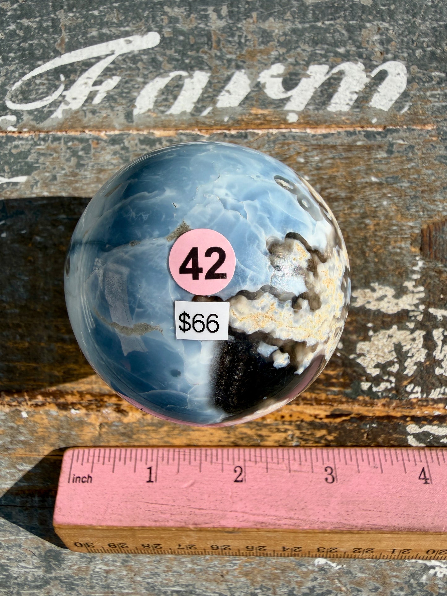Gorgeous Blue Opal Sphere | India | Opt 42