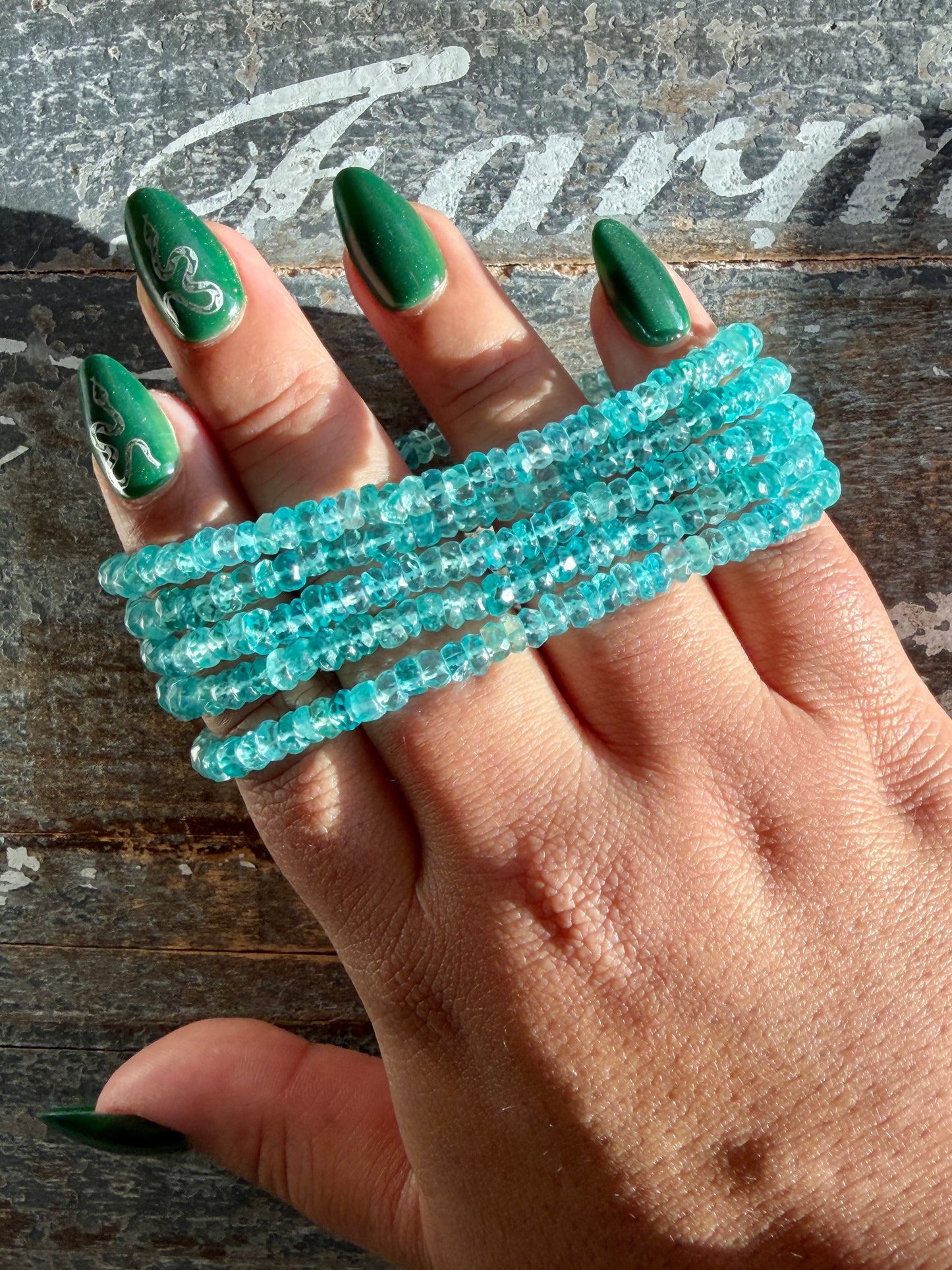 One (1) Blue Topaz Bracelet | Wrist Size: 6.5" | 5mm