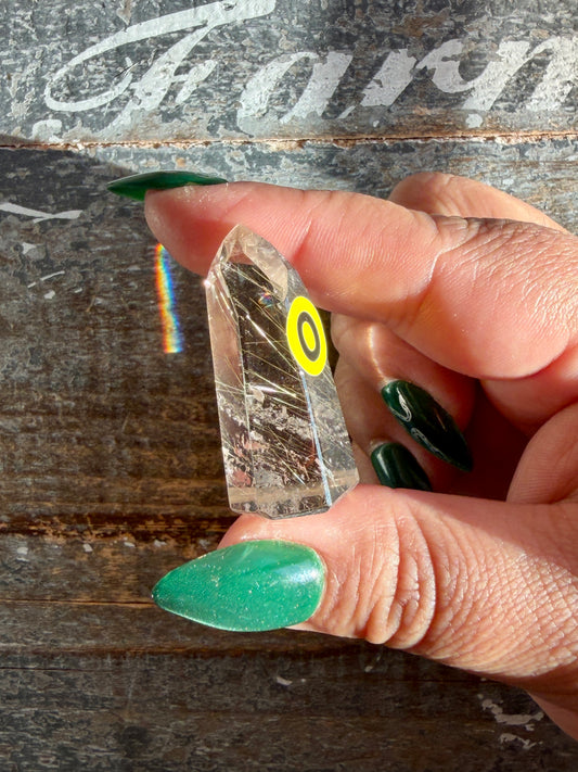 Mini Rutile in Quartz Tower | Opt O | Brazil