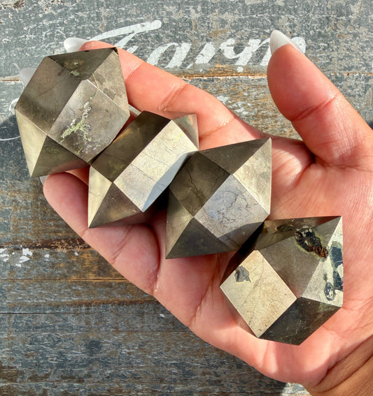 One (1) Pyrite Mini Chunky Wand | Intuitively Chosen