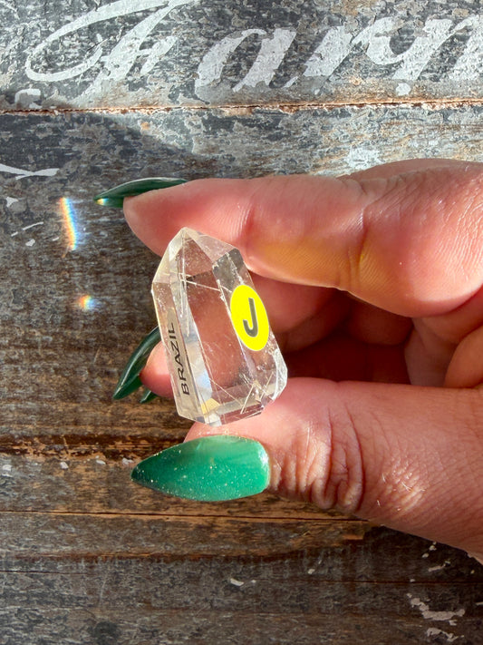 Mini Rutile in Quartz Tower | Opt J | Brazil