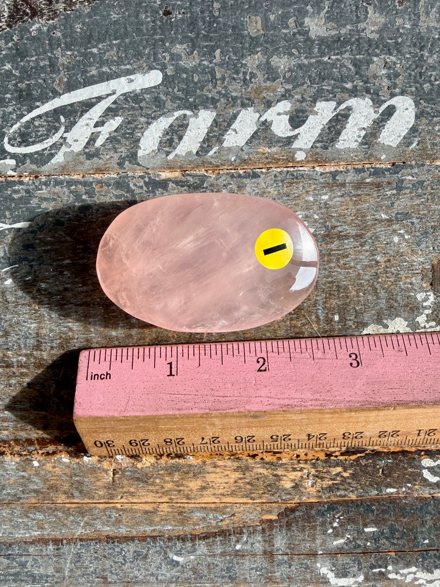Gorgeous Rose Quartz Palm Stone | Opt I