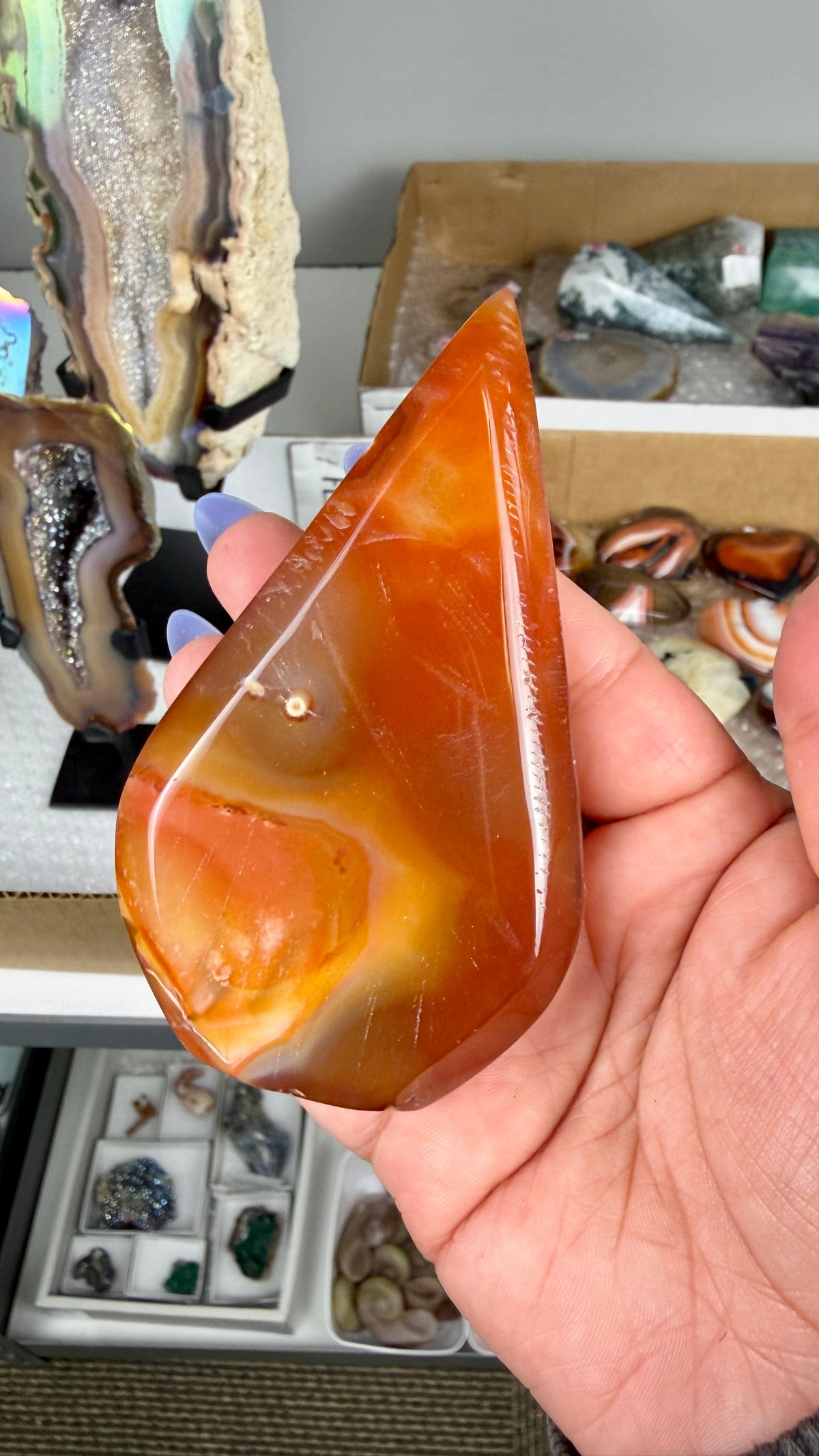 Gorgeous Banded Agate Tear Drop | Opt 90 (PRICE)