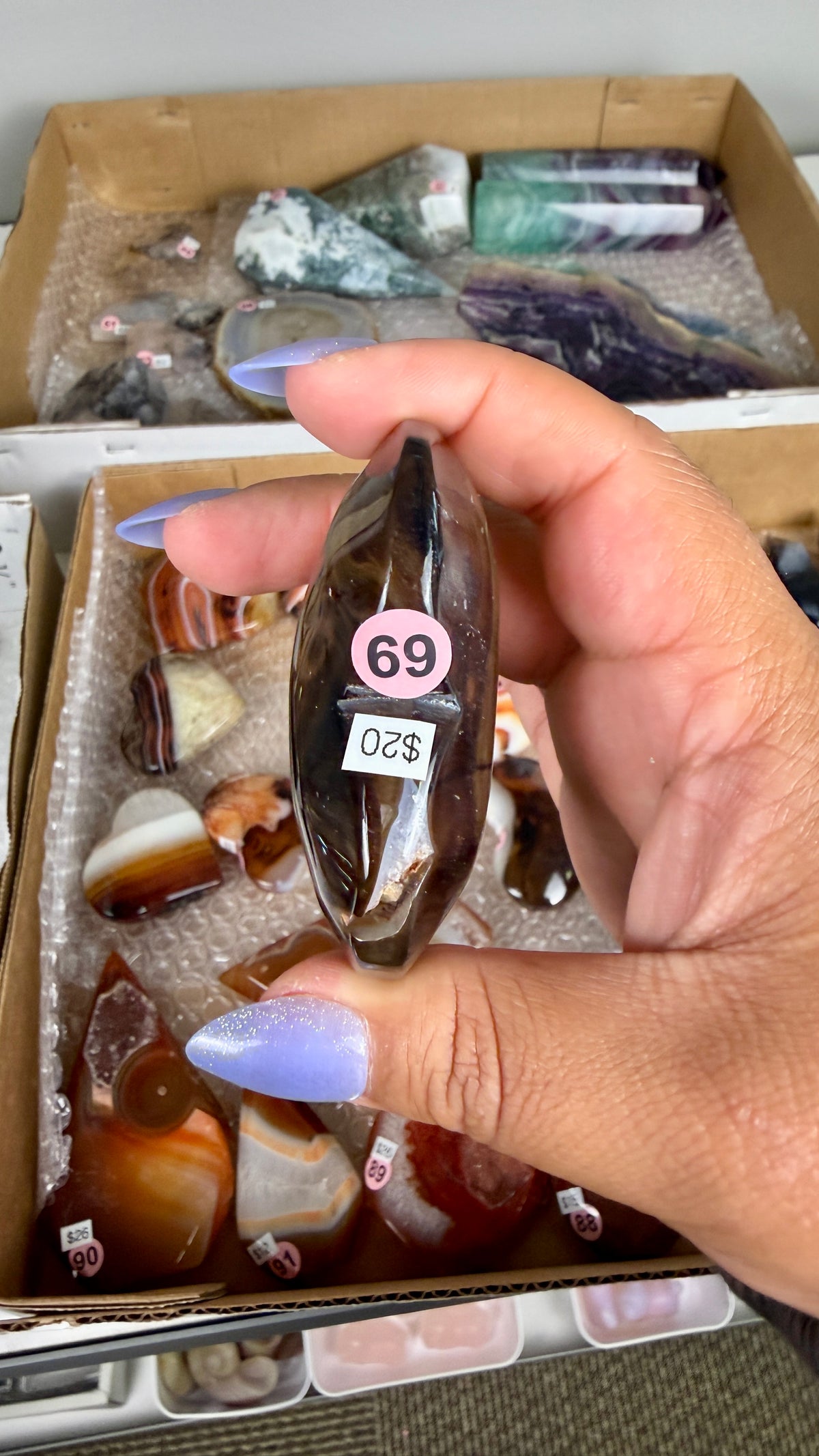 Gorgeous Banded Agate Heart | Opt 69