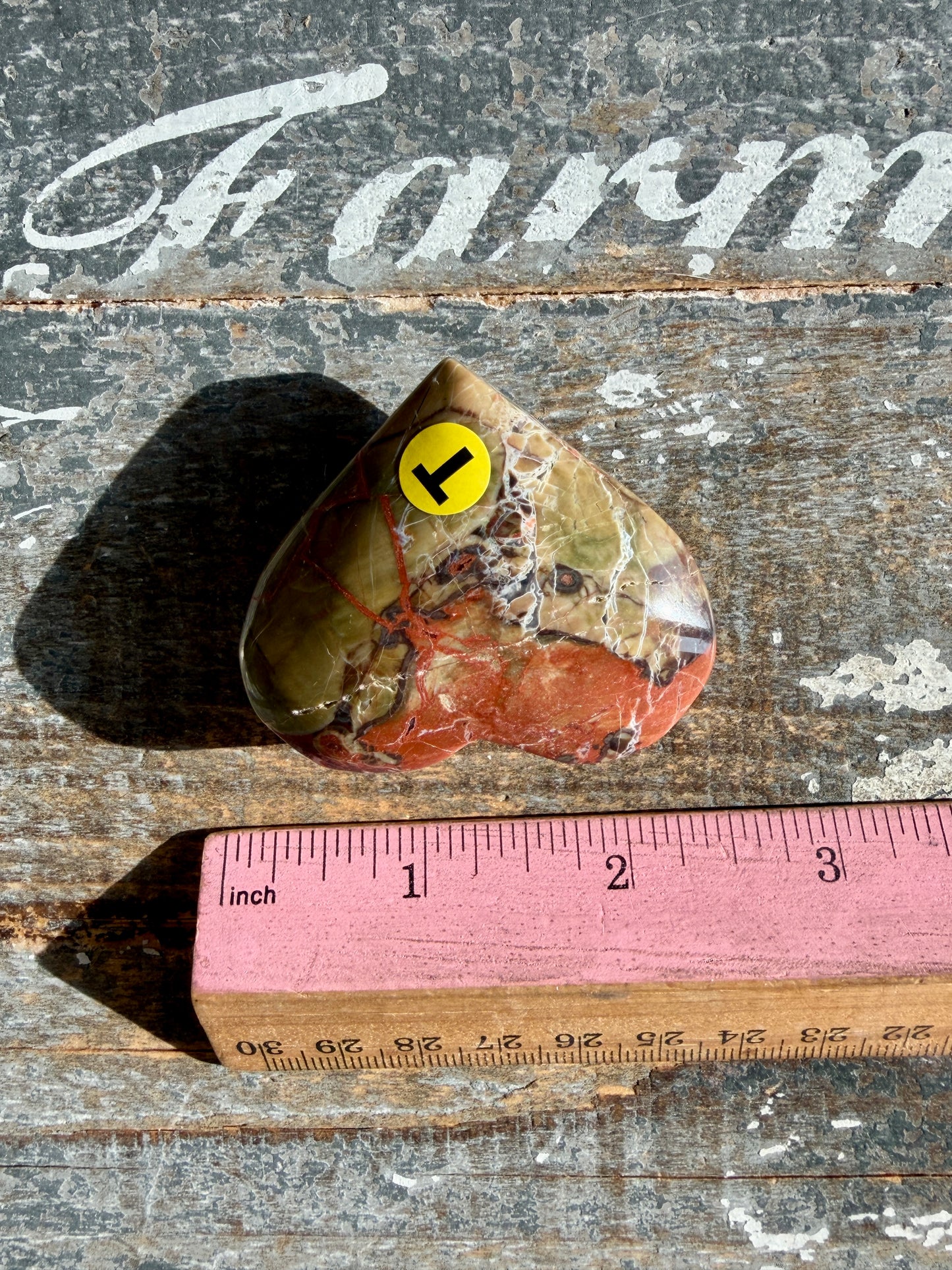 Unique Money Agate Heart | Opt T