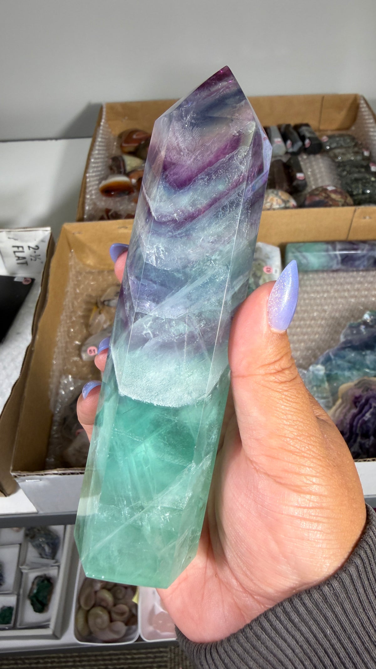 Gorgeous Fluorite Tower | Opt 58