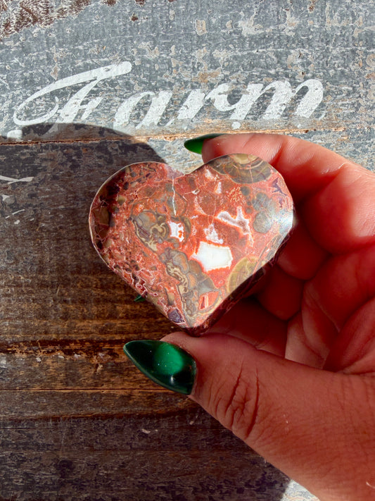 Unique Money Agate Heart | Opt U