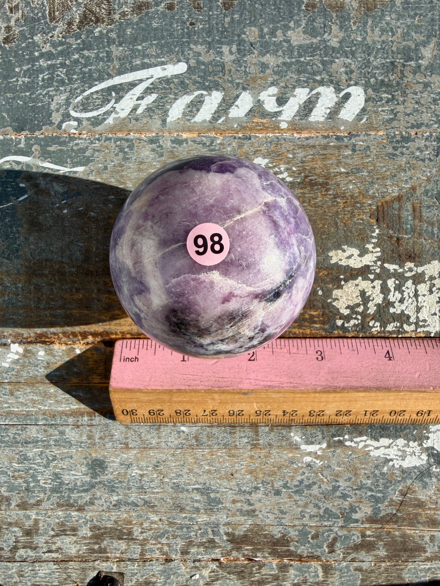 Gorgeous Lepidolite Sphere | Brazil | Opt 98