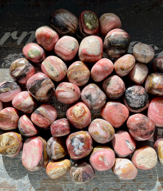 One (1) Gorgeous Strawberry/Pink Opal Tumble from Peru *Tucson Exclusive*