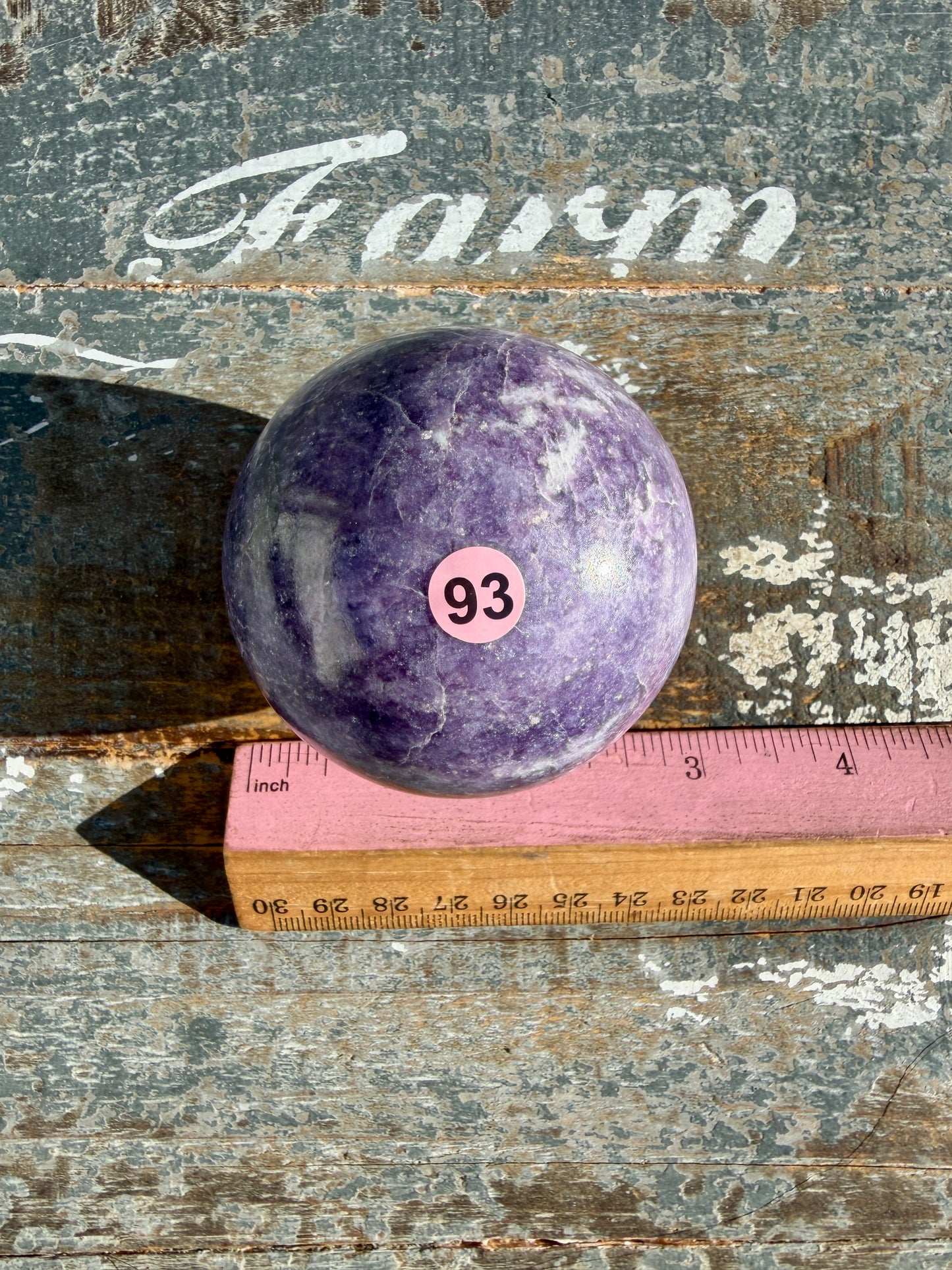 Gorgeous Lepidolite Sphere | Brazil | Opt 93