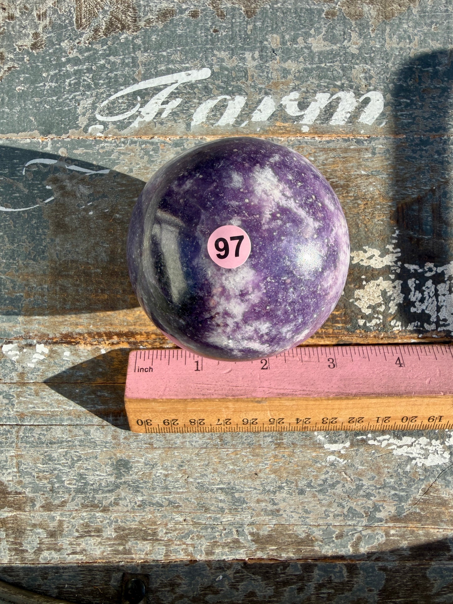 Gorgeous Lepidolite Sphere | Brazil | Opt 97