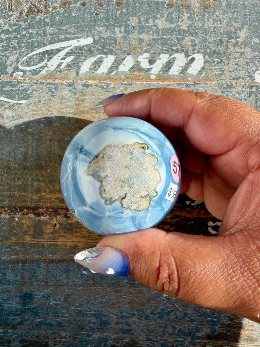 Gorgeous Blue Opal Sphere | India | Opt 57