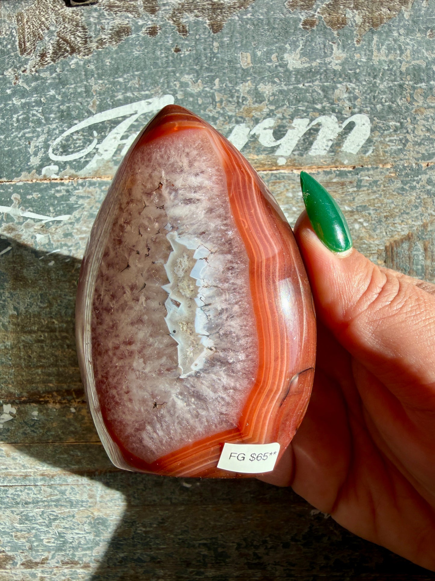 Gorgeous Carnelian + Orca Agate Flame | Opt FG | Can't Stand