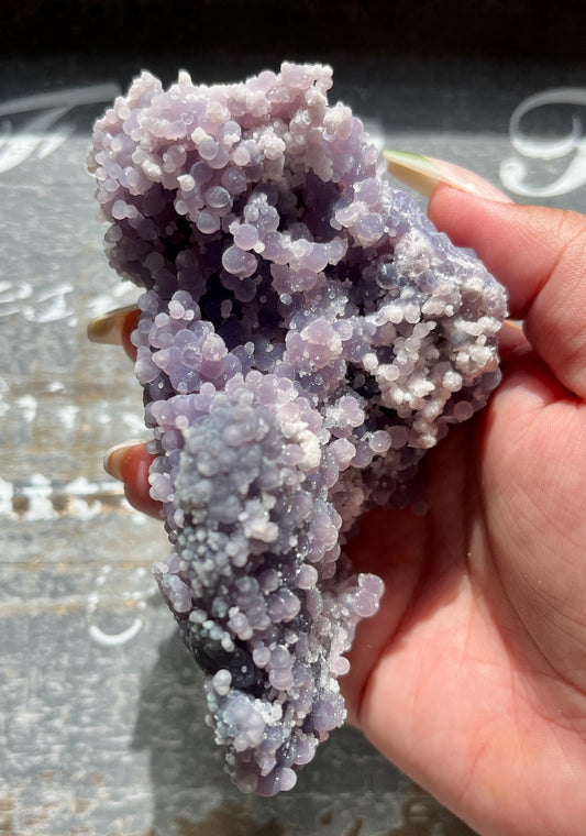 Gorgeous Super Sparkly Grape Agate From Indonesia