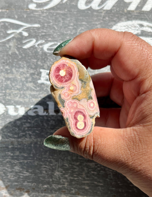Gorgeous AAA Quality Rare Rhodochrosite Slab from Argentina! *TUCSON EXCLUSIVE*
