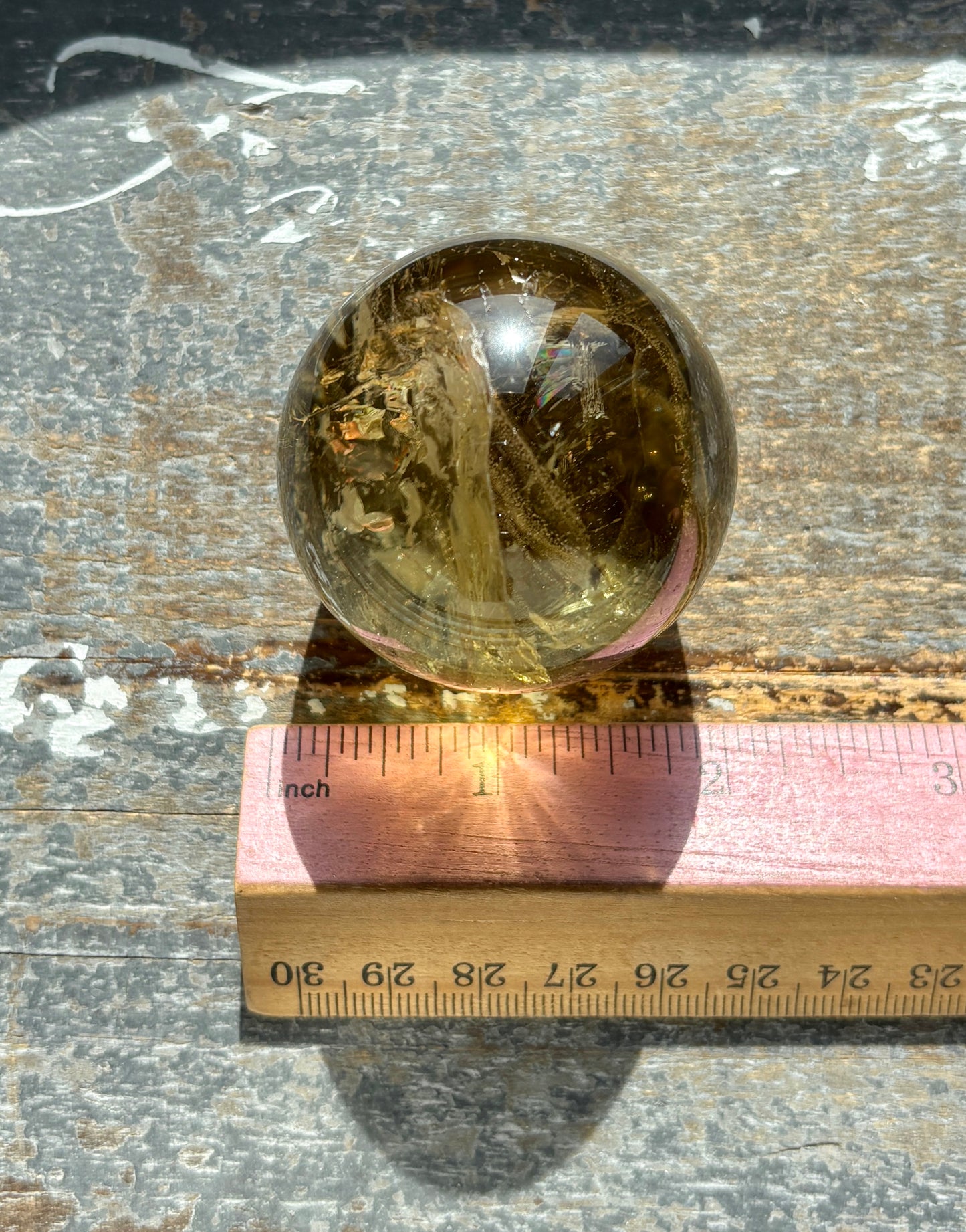 Gorgeous Authentic Natural Citrine Sphere from Brazil