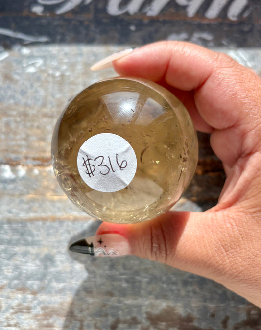 Gorgeous Authentic Natural Citrine Sphere from Brazil