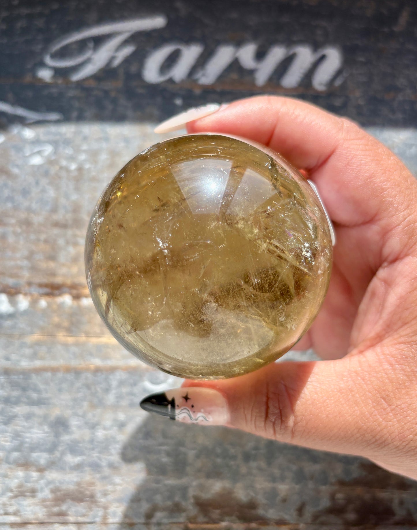 Gorgeous Authentic Natural Citrine Sphere from Brazil