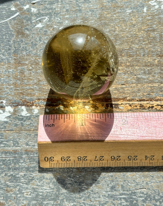 Gorgeous Authentic Natural Citrine Sphere from Brazil