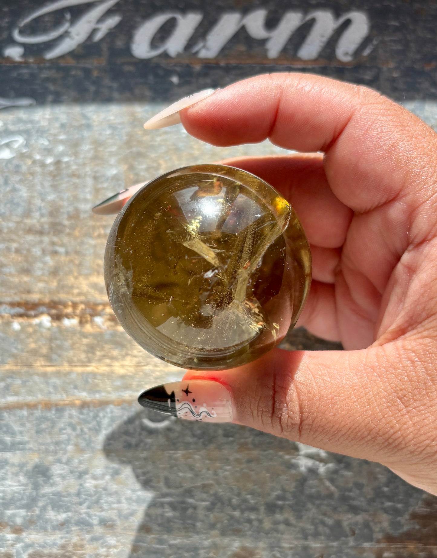 Gorgeous Authentic Natural Citrine Sphere from Brazil