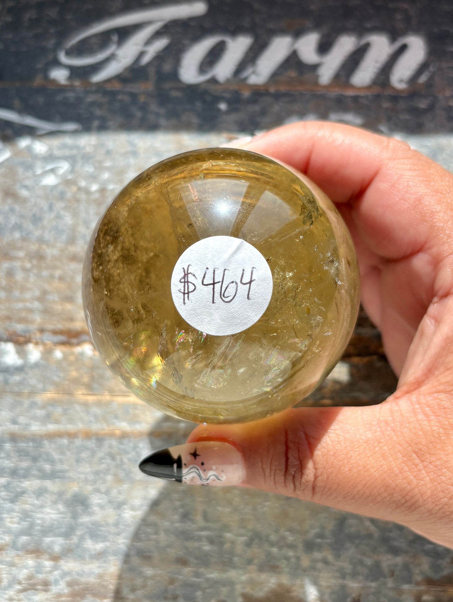 Gorgeous Authentic Natural Citrine Sphere from Brazil