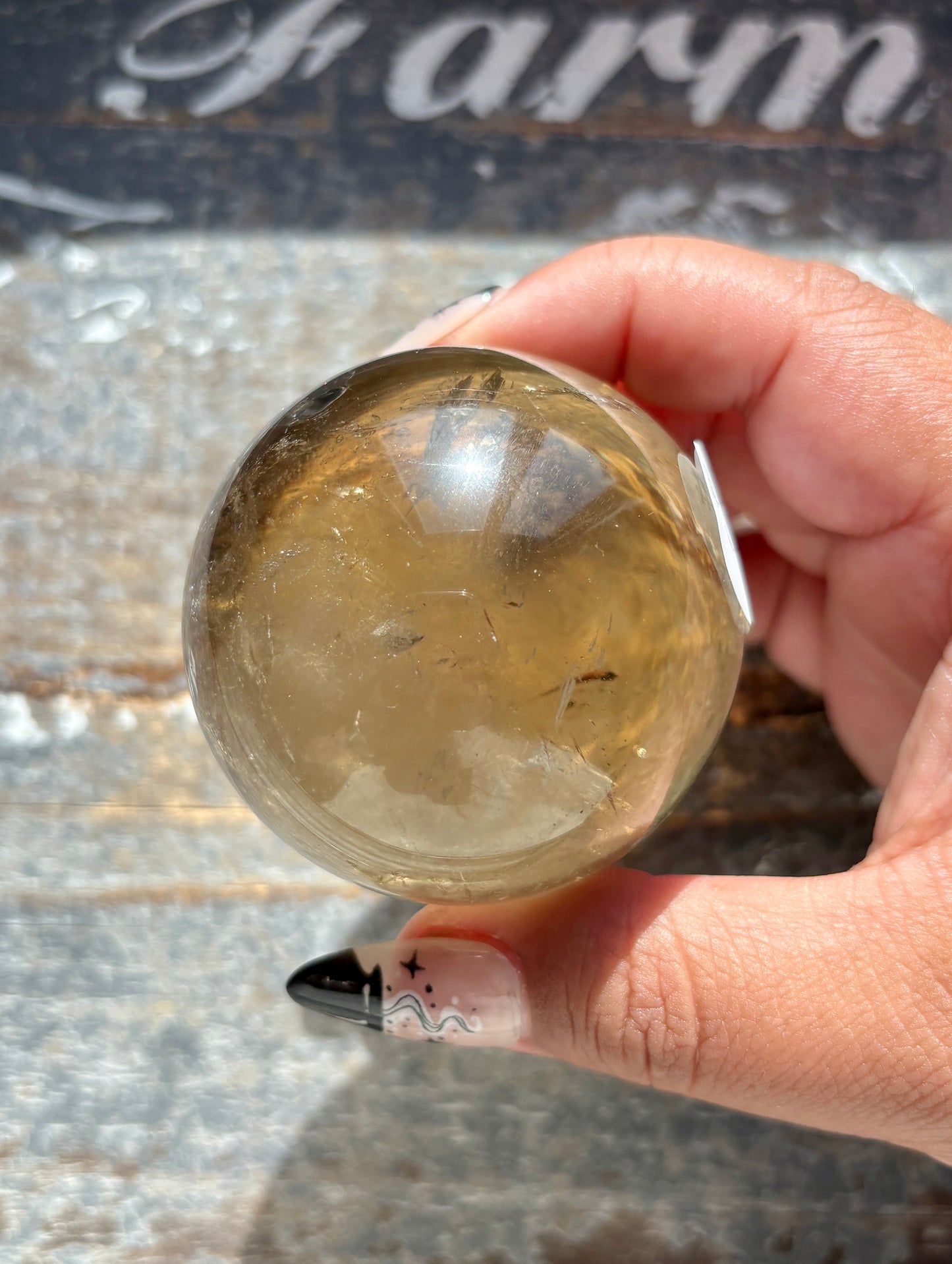 Gorgeous Authentic Natural Citrine Sphere from Brazil