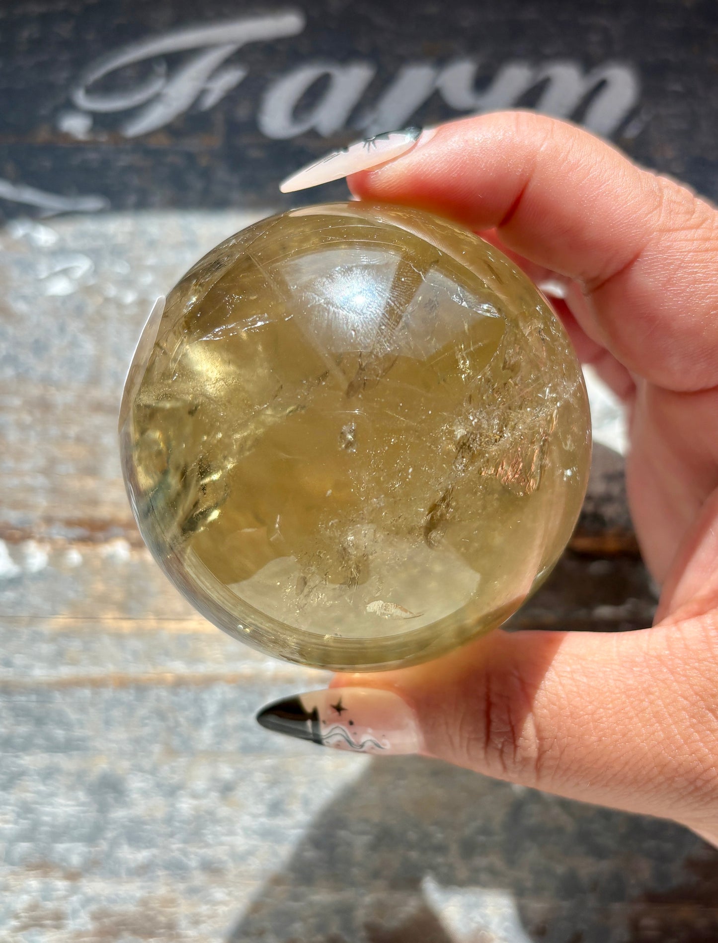 Gorgeous Authentic Natural Citrine Sphere from Brazil