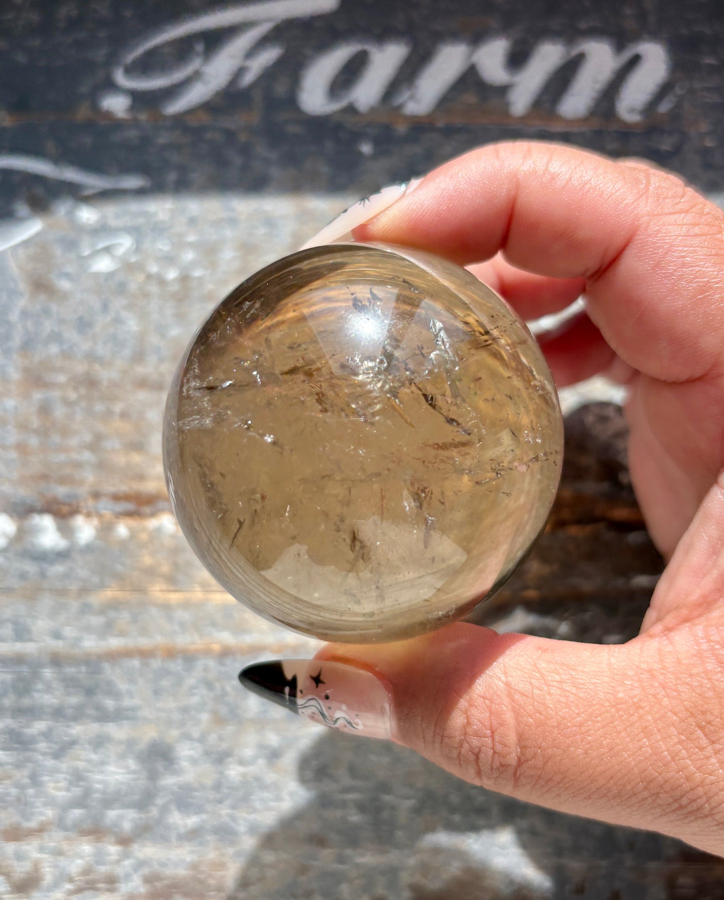 Gorgeous Authentic Natural Citrine Sphere from Brazil