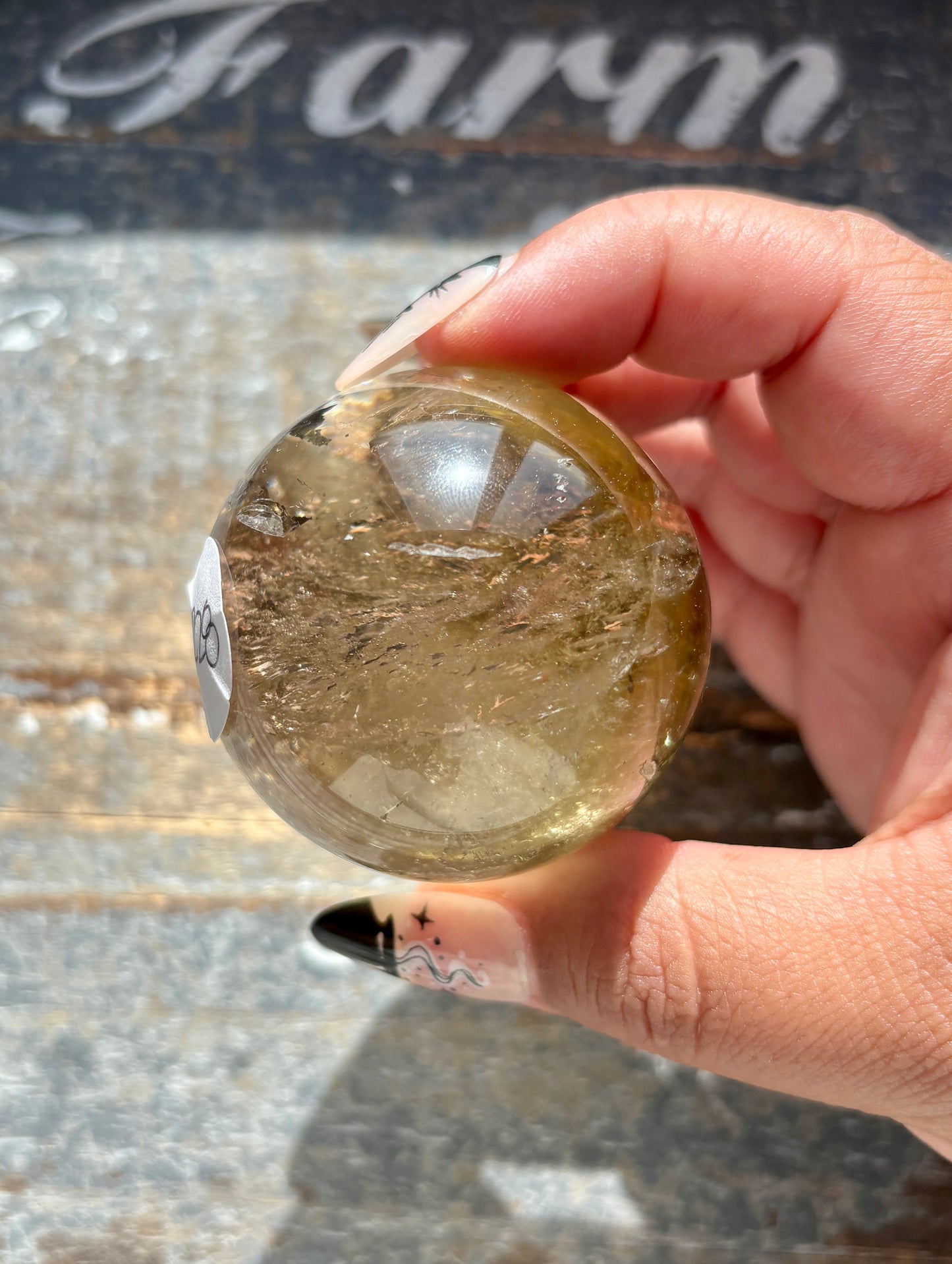 Gorgeous Authentic Natural Citrine Sphere from Brazil